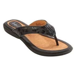 Best Sale 🎁 Shoes 👩 Womens B.O.C. Zita Thong 🩴 Sandals - Black 😉