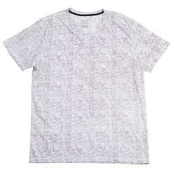 Coupon ⭐ Architect Jean Co. Clothing Young Mens Architect® Jean Co. V-Neck Space Dye Tee - Light Grey 🔔