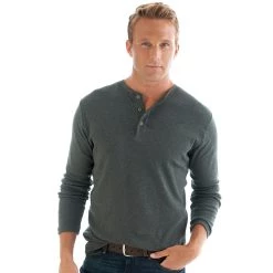 Brand new 🌟 Architect Jean Co. Clothing Young Mens Architect® Jean Co. Long Sleeve Thermal Henley 🌟