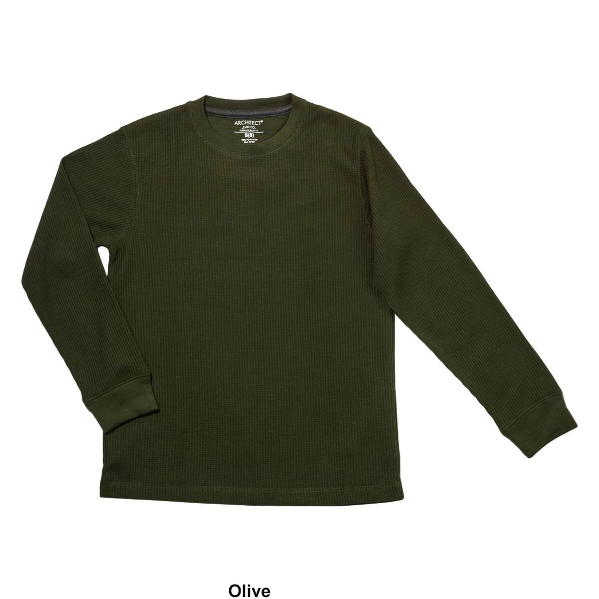 Brand new ✔️ Architect Jean Co. Clothing Boys (8-20) Architect® Jean Co. Solid Crew Neck Thermal Top 🌟 9 Brand new ✔️ Architect Jean Co. Clothing Boys (8-20) Architect® Jean Co. Solid Crew Neck Thermal Top 🌟 - Image 9