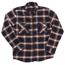 Brand new ⭐ Architect Jean Co. Clothing Boys (8-20) Architect® Jean Co. Button Down Top - Navy/Orange 🎁