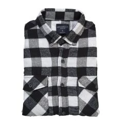Cheap 🛒 Architect Jean Co. Clothing Young Mens Architect® Jean Co. Flannel 👕 Shirt - White/Black 😉