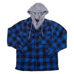 Cheap 👏 Architect Jean Co. Outerwear Young Mens Architect® Jean Co. Nordic Fleece 👕 Shirt Jacket -Royal 🎁