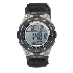 Outlet ❤️ Jewelry & ⌚ Watches Mens Armitron Black Digital Chronograph ⌚ Watch - 40-8330BLK 👏