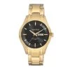 Wholesale 👏 Jewelry & ⌚ Watches Mens Armitron Gold-Tone Black Sunray Dial ⌚ Watch - 20-5174BKGP 🛒