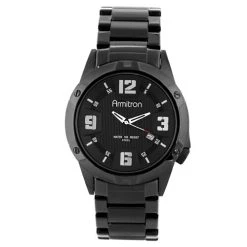 Coupon 😀 Jewelry & ⌚ Watches Mens Armitron Black Dial 👗 Dress ⌚ Watch - 20-4692BKTI 🥰