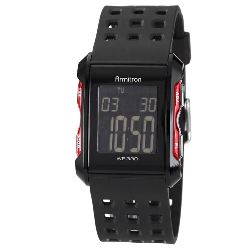 Coupon ๐ฅ Jewelry & โ Watches Mens Armitron Black Resin Sport โ Watch - 40-8177RED โจ 1 Coupon ๐ฅ Jewelry & โ Watches Mens Armitron Black Resin Sport โ Watch - 40-8177RED โจ