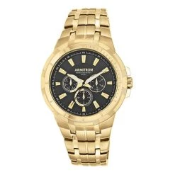 Buy 🔔 Jewelry & ⌚ Watches Mens Armitron Multi-Function ⌚ Watch - 20-5144BKGP 😍