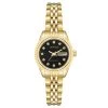 Flash Sale ⌛ Jewelry & ⌚ Watches Armitron Gold With Black Dial Bracelet ⌚ Watch - 75-2475BKGP 🛒