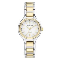 Buy 😉 Jewelry & ⌚ Watches Armitron Two-Tone Round Solar-Powered ⌚ Watch - 75-5625WTTT 👍