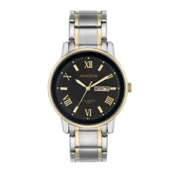 Best reviews of 💯 Jewelry & ⌚ Watches Mens Armitron® Two-Tone Analog ⌚ Watch - 20/4935BKTT 😀