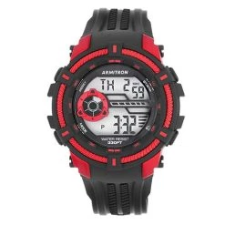 Best deal ⭐ Jewelry & ⌚ Watches Mens Armitron Digital Chronograph Sport ⌚ Watch - 40-8384RED 🥰