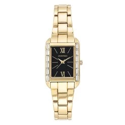 Deals ⌛ Jewelry & ⌚ Watches Armitron Goldtone Bracelet ⌚ Watch - 75-5764BKGP ⭐