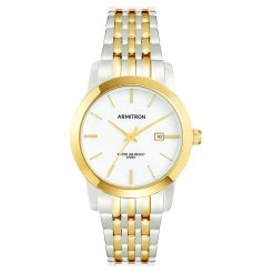 Best Pirce 🛒 Jewelry & ⌚ Watches Armitron Two Tone 👩 Mother Of Pearl ⌚ Watch - 75-5824MPTT 😀