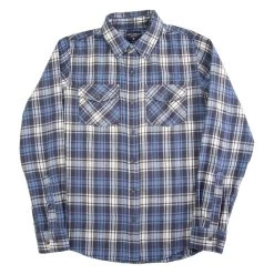 Budget ✨ Architect Jean Co. Clothing Young Mens Architect® Jean Co. Blue/White Flannel 👚 Shirt ❤️