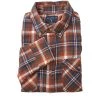 Buy 👍 Architect Jean Co. Clothing Young Mens Architect® Jean Co. Flannel 👚 Shirt - Rust/Orange 🔥