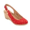 Outlet 🌟 Shoes 👩 Womens BTrue By BareTraps® Dyann Stitch Wedges - Red 🎉