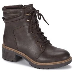 Discount 💯 Shoes 👩 Womens BareTraps® Akira Lace-Up Ankle 🥾 Boots ⭐